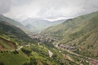 Каджаран с высоты.&nbsp;