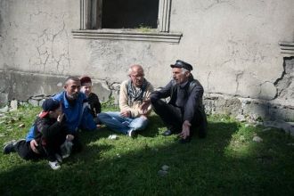 Местные жители города Ланчхути.