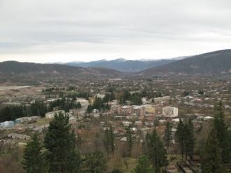 Панорама города Мартвили.