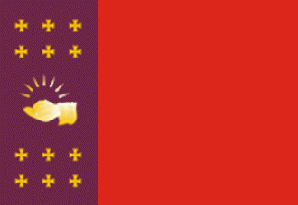Флаг города Сагареджо.