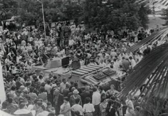 Город Ткибули в прошлые времена.