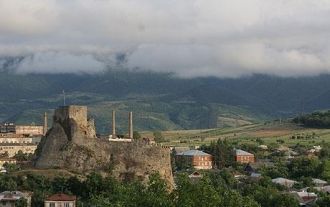 Панорама города Хашури.