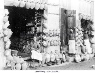 Былые времена в городе Хашури.