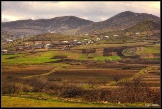 Город Болниси с высоты.