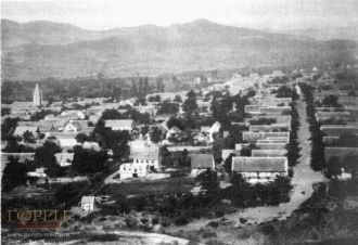 Вид на Болниси с высоты.