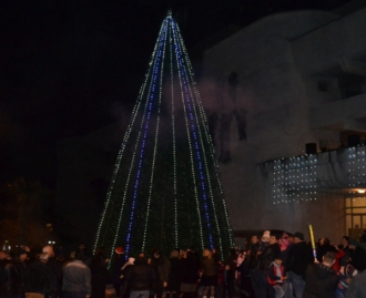 Ночной Новогодний Гурджаани.