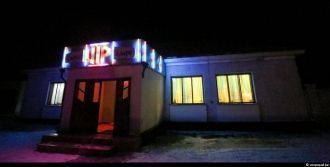 Ночная жизнь города Уштобе.