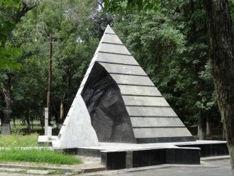 Достопримечательность города Уштобе.