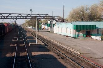 Панорама города Уштобе.