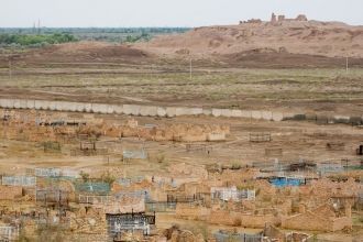 Город Ходжейли с высоты.