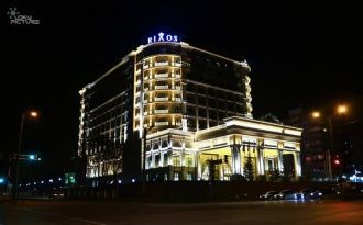 Ночной город Ленгер.