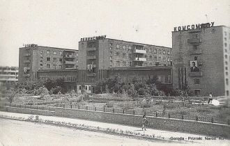 Былые времена в городе Жанатас.