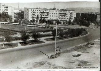 Былые времена в городе Жанатас.