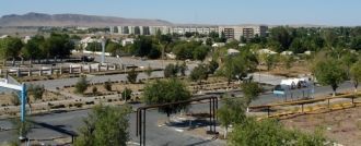 Достопримечательность города Жанатас.