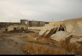 Город Алга с высоты.