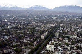Панорама города Вахдат.