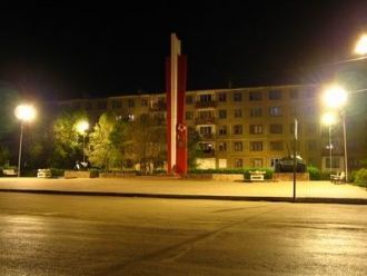 Город Сарань ночью.