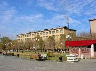 На улице города Сарань.