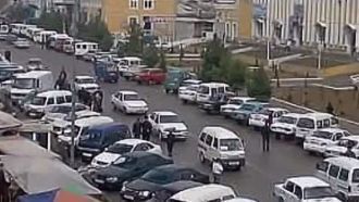 На улице города Чуст.