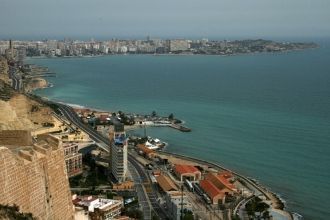 Фото Аликанте с высоты.