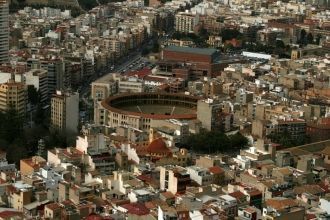 Аликанте, вид с высоты.