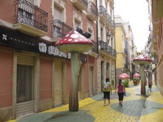 Улица  Сан Франсиско в Аликанте.