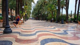 Бульвар Эспланада, Аликанте.