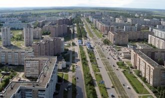 Вид на город Ульяновск.