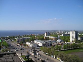Вид на город Ульяновск.