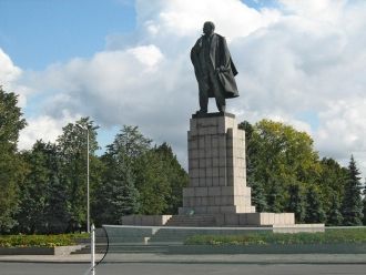 Памятник В.И. Ленину Ульяновск, Россия.