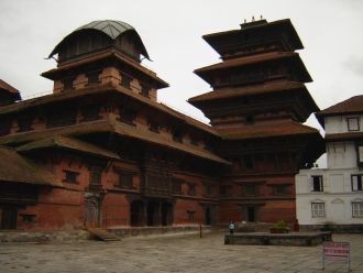 Старый королевский дворец в Катманду.