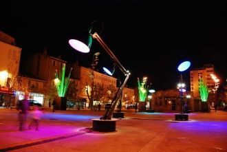 Обань ночью.