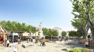 Площадь города Обань.