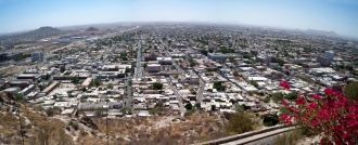 Город Эрмосильо с высоты.