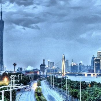 Вид на Гуанчжоу.