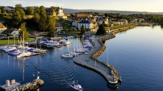 Ньон с высоты птичьего полета.