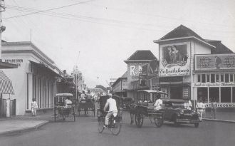 Город Бандунг в прошлом.