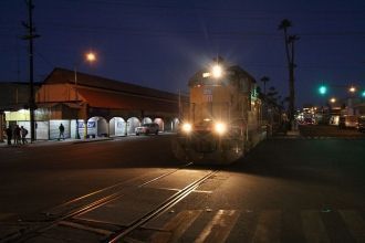 Ночной город Мехикали.