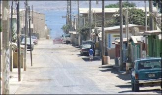 На улице города Мехикали.