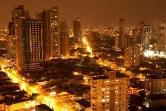 Куяба ночью.