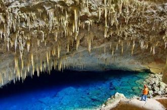 Gruta do Lago Azul или Пещера голубого о