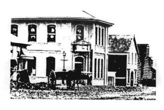 Старое фото. Банк в г. Натал-1854г.
