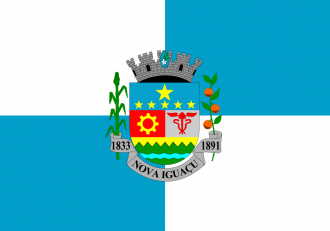 Флаг города Нова-Игуасу.