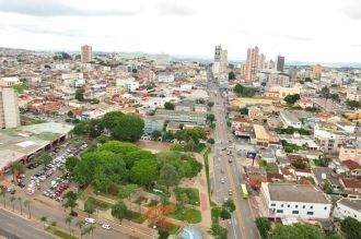 Город Анаполис с высоты.