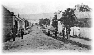 Улица Анаполиса и местные жители в 1860 