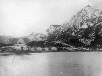 Ретро фото города Ушуая.