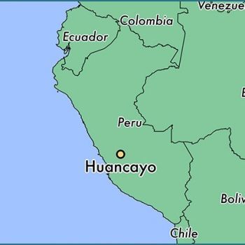Уанкайо на карте Перу.