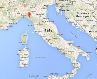 Специя на карте Италии.