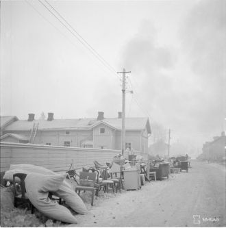Военное фото города Миккели