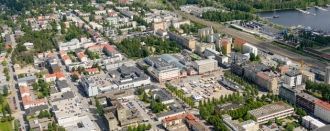 Миккели с высоты